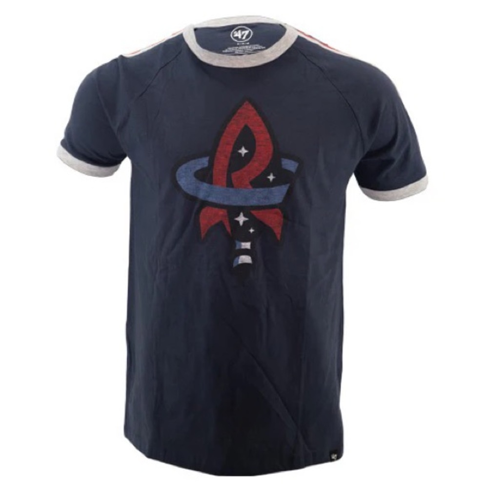 ’47 Brand Huntsville Trash Pandas Premier Navy Townsend Tee Rocket Men’s Size S